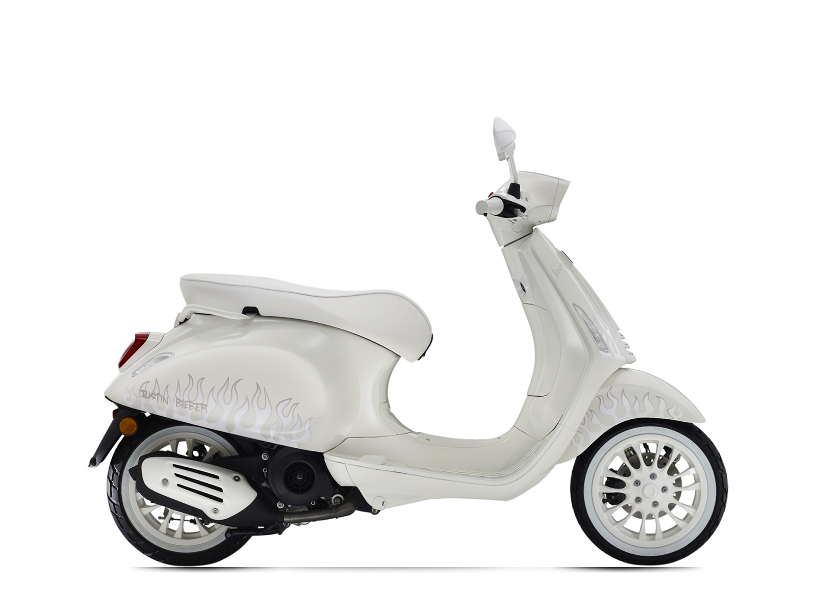 Мотороллер VESPA Sprint 50 Justin Bieber, 2023, белый